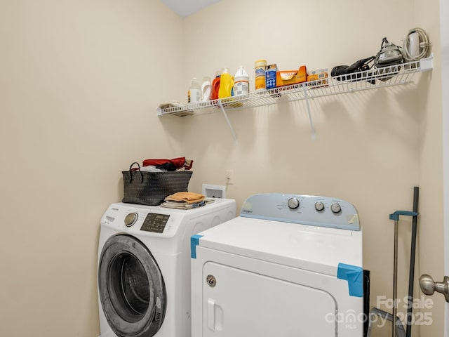24 Yorktown Cir, Arden, NC 28704 - laundry room with separate washer and dryer