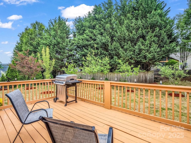 24 Yorktown Cir, Arden, NC 28704 - wooden terrace featuring area for grilling