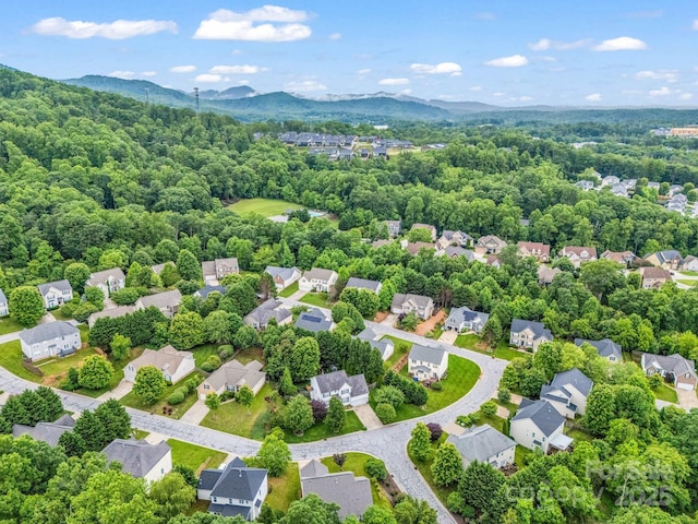 24 Yorktown Cir, Arden, NC 28704 - aerial view of residential area featuring mountains