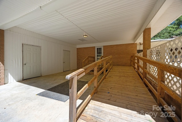 1810 Country Manor Ln Unit 34, Rock Hill, SC 29730 - wooden deck with an attached carport