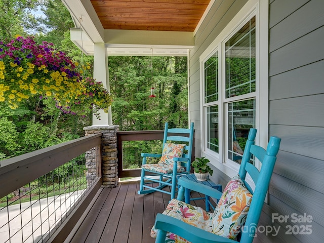 26 Addison Fisher Way, Asheville, NC 28805 - view of wooden porch