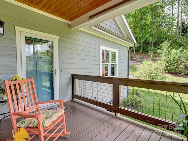 26 Addison Fisher Way, Asheville, NC 28805 - view of wooden terrace