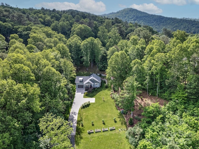 26 Addison Fisher Way, Asheville, NC 28805 - aerial view of property and surrounding area featuring a forest