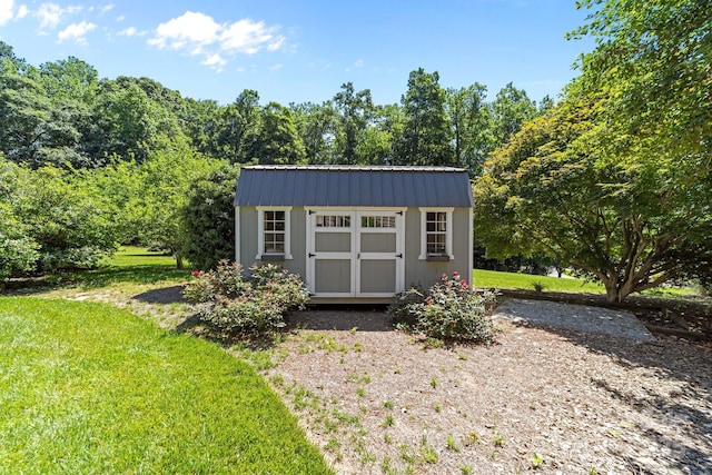 1827 Beckner Rd, Lexington, NC 27292 - view of shed featuring a view of trees