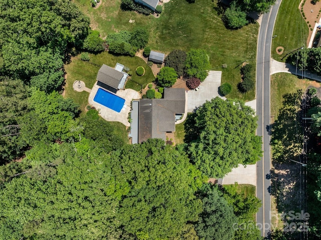 1827 Beckner Rd, Lexington, NC 27292 - aerial overview of property's location with a pool