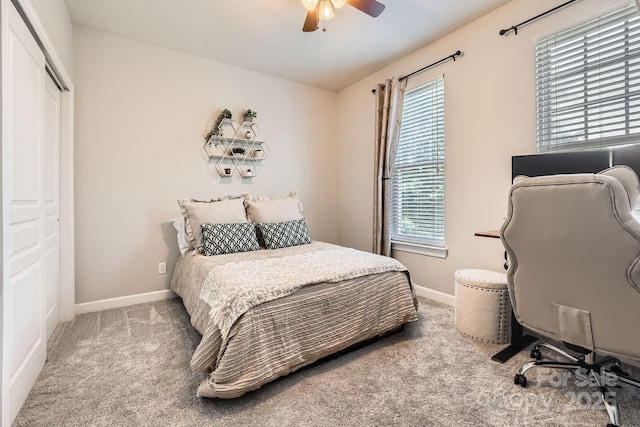 18605 Ruffner Dr Unit 3E, Cornelius, NC 28031 - bedroom featuring carpet flooring, multiple windows, and baseboards