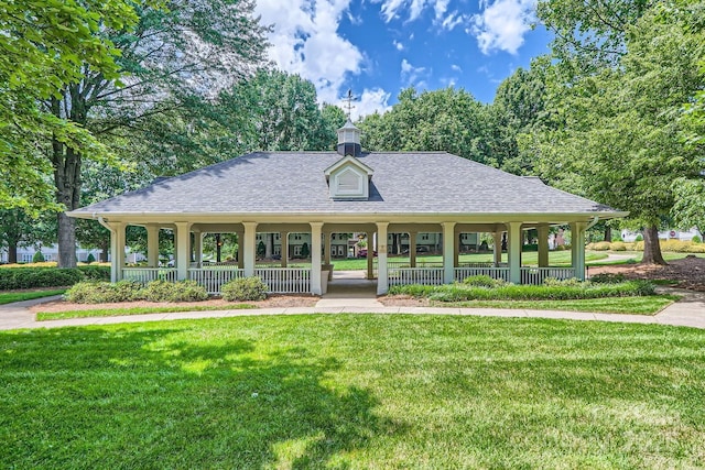 18605 Ruffner Dr Unit 3E, Cornelius, NC 28031 - view of property's community featuring a gazebo and a yard
