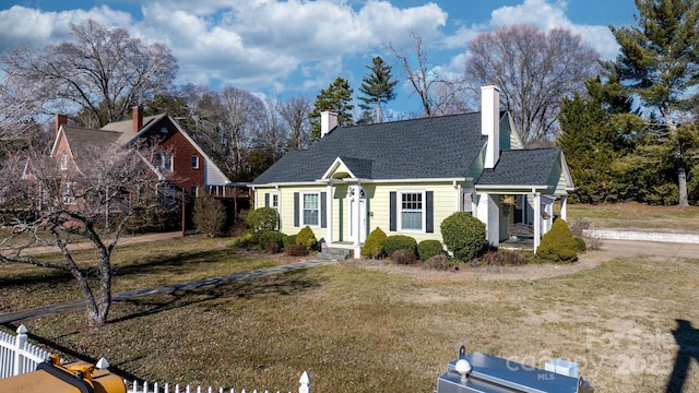 98 S Main St, Granite Falls, NC 28630 - cape cod home with a chimney