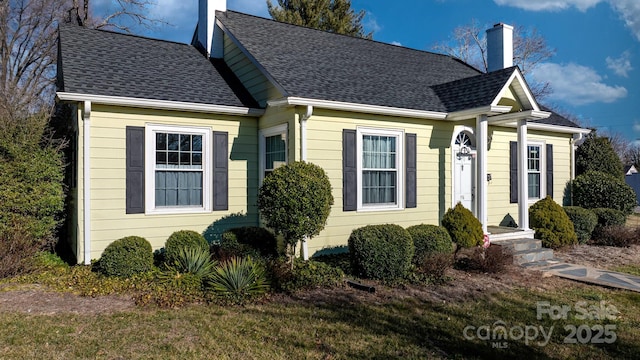 98 S Main St, Granite Falls, NC 28630 - bungalow with a chimney and a shingled roof