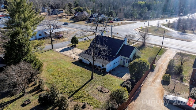 98 S Main St, Granite Falls, NC 28630 - aerial view of property and surrounding area