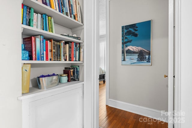 98 S Main St, Granite Falls, NC 28630 - detailed view of wood finished floors and baseboards