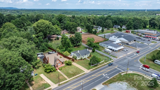 98 S Main St, Granite Falls, NC 28630 - drone / aerial view of a heavily wooded area