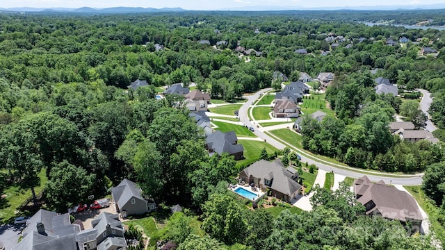 73 41st Ave NW, Hickory, NC 28601 - aerial view of property's location with a forest and nearby suburban area