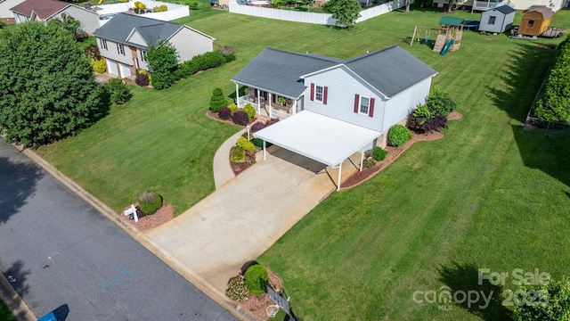 10 Hunters Ridge Ct, Granite Falls, NC 28630 - aerial view of residential area