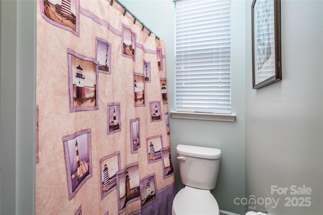6038 Durango Way, Denver, NC 28037 - full bathroom with toilet and a shower with shower curtain