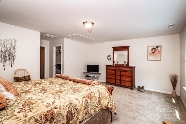 6038 Durango Way, Denver, NC 28037 - bedroom featuring attic access, light colored carpet, and baseboards