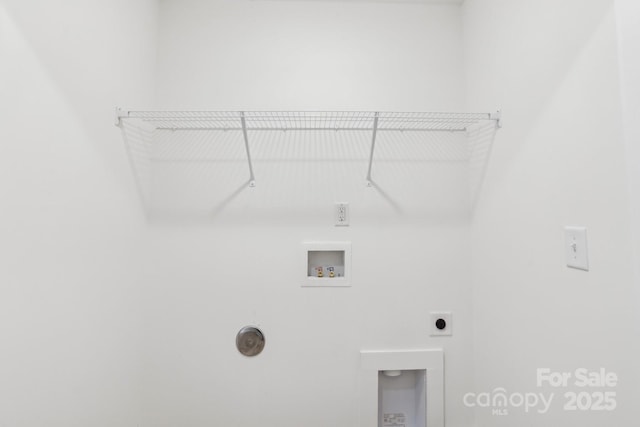 401 W Charlotte Ave, Mount Holly, NC 28120 - washroom with hookup for an electric dryer and washer hookup