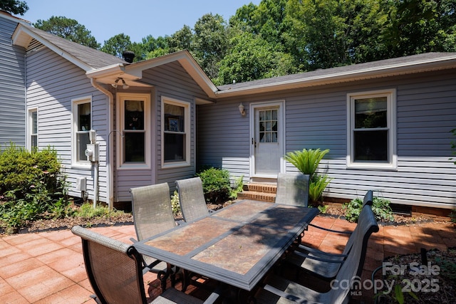 517 Powell St, Rock Hill, SC 29732 - deck featuring outdoor dining area, entry steps, and a patio area
