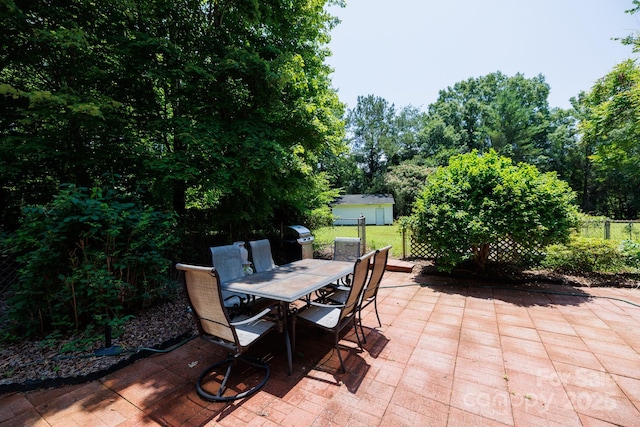 517 Powell St, Rock Hill, SC 29732 - view of patio with outdoor dining area and area for grilling