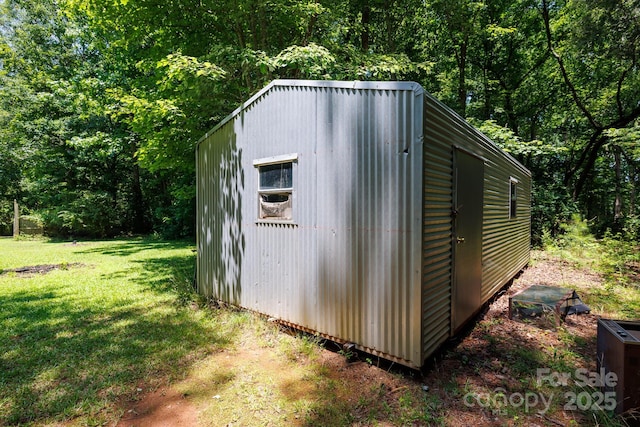 517 Powell St, Rock Hill, SC 29732 - view of outdoor structure with a forest view