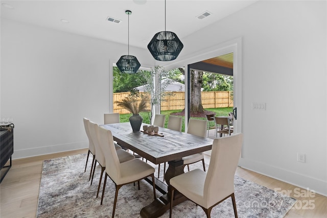 3822 Topsfield Rd, Charlotte, NC 28211 - dining area with light wood-type flooring