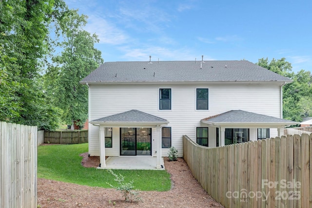 2517 Marlowe Ave, Charlotte, NC 28208 - back of house with a patio and a fenced backyard