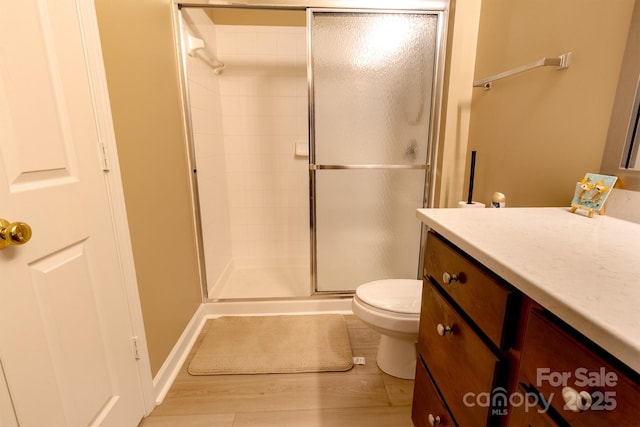 11867 Ridgeway Park Dr, Charlotte, NC 28277 - bathroom featuring vanity and a shower stall
