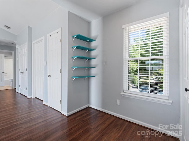 9404 S Vicksburg Park Ct, Charlotte, NC 28210 - empty room with dark wood finished floors and baseboards