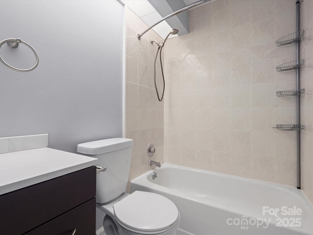 9404 S Vicksburg Park Ct, Charlotte, NC 28210 - full bathroom with toilet, shower / bath combination, and vanity