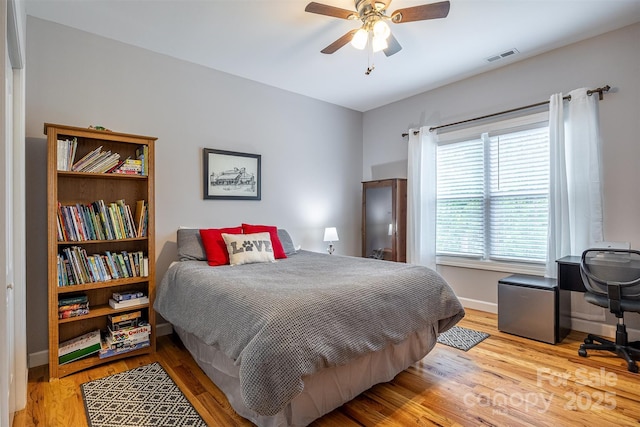 2146 Derby Ct, Morganton, NC 28655 - bedroom featuring wood finished floors, baseboards, and ceiling fan