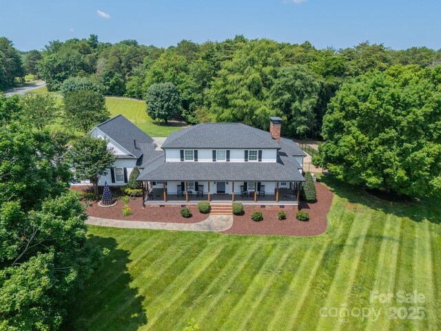 8698 Rocky River Rd, Harrisburg, NC 28075 - view of subject property featuring a forest