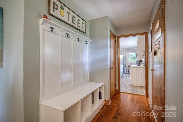 826 Jamestown Rd, Morganton, NC 28655 - mudroom with wood finished floors and baseboards