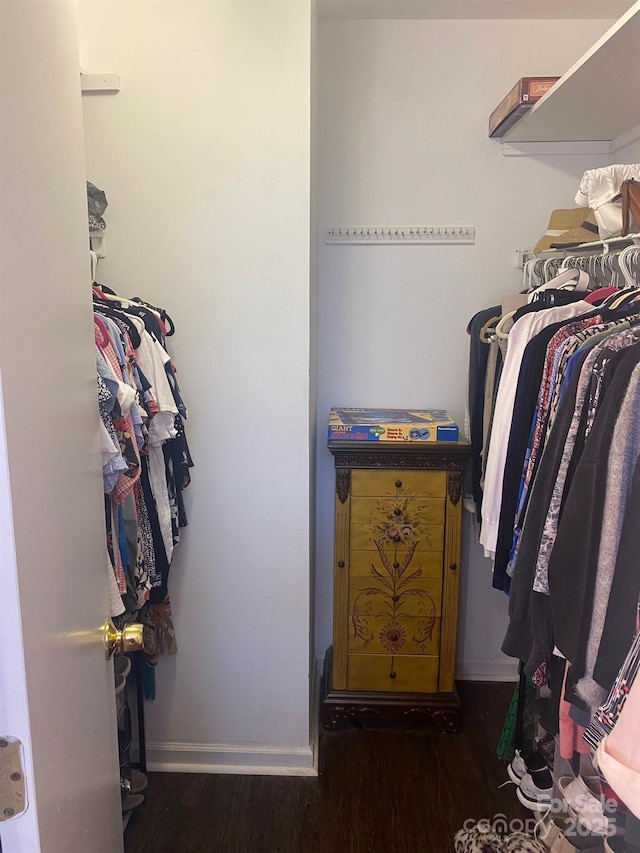 9612 Farmridge Ln, Matthews, NC 28105 - spacious closet featuring wood finished floors