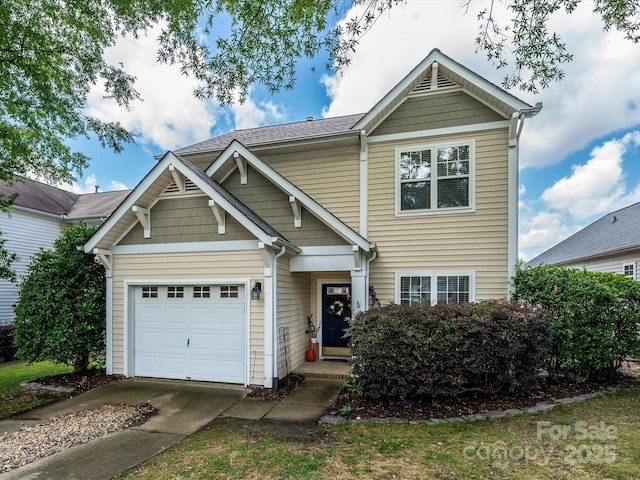 10639 Secret Garden Ln, Charlotte, NC 28214 - view of front of property with concrete driveway and an attached garage