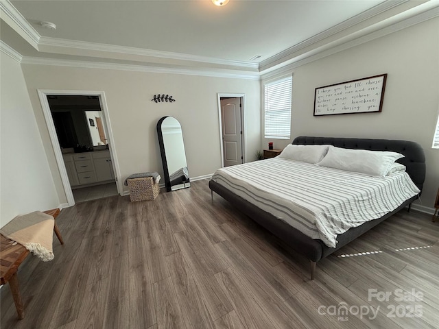 1016 Laggan Ln, Indian Trail, NC 28079 - bedroom with ornamental molding, wood finished floors, and baseboards