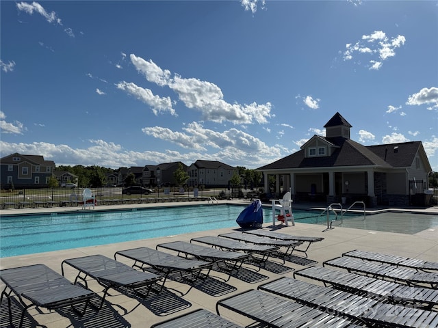 1016 Laggan Ln, Indian Trail, NC 28079 - community pool featuring a patio area