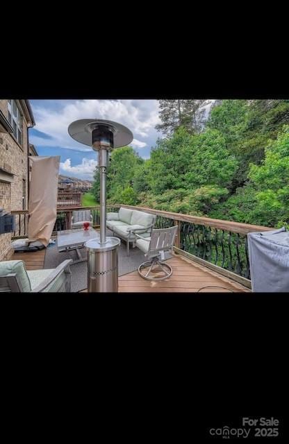 2234 Donnington Ln NW, Concord, NC 28027 - wooden terrace with an outdoor living space