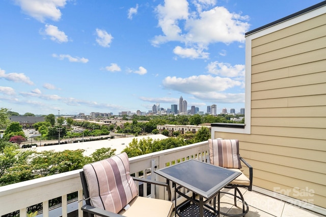919 Cityscape Dr, Charlotte, NC 28205 - balcony with a skyline view