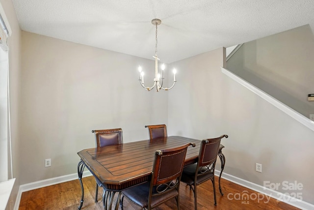 820 Settlement St, Clover, SC 29710 - dining area featuring a chandelier and wood finished floors
