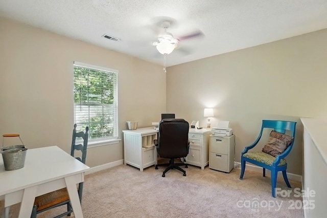 820 Settlement St, Clover, SC 29710 - office with light carpet and a ceiling fan