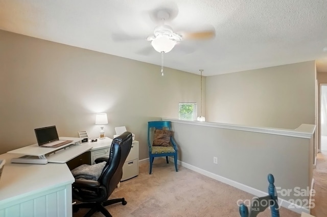 820 Settlement St, Clover, SC 29710 - office area with light colored carpet and a ceiling fan