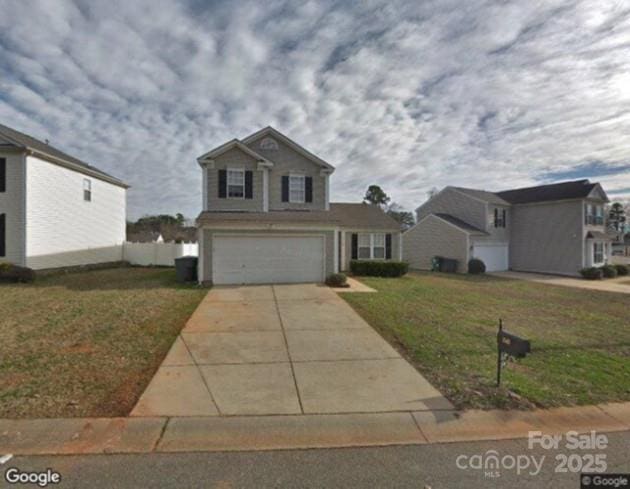 1540 Hollow Maple Dr Unit 122, Charlotte, NC 28216 - traditional-style house featuring driveway, an attached garage, and a front yard