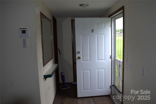 112 Deer Meadow Ln Unit 93, Lawndale, NC 28090 - foyer with dark wood-style floors