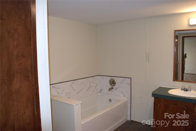 112 Deer Meadow Ln Unit 93, Lawndale, NC 28090 - bathroom with a garden tub and vanity