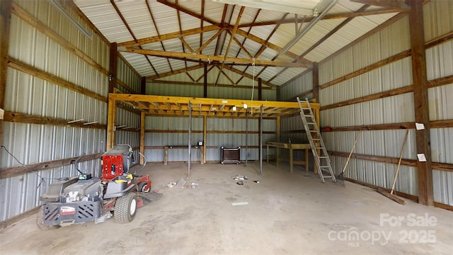 3151 Lynn Mountain Rd, Vale, NC 28168 - garage with metal wall