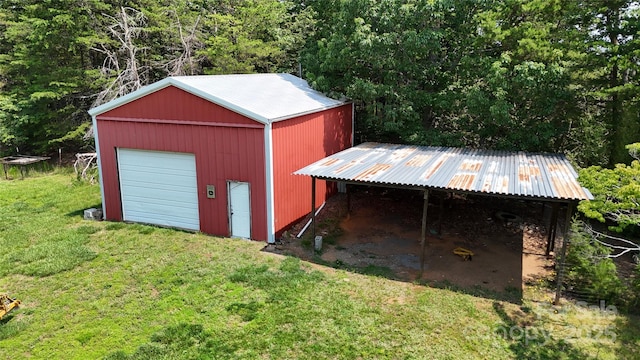 3151 Lynn Mountain Rd, Vale, NC 28168 - view of outbuilding featuring a wooded view