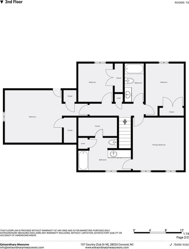 1111 Balcorn Pl, Charlotte, NC 28214 - property floor plan