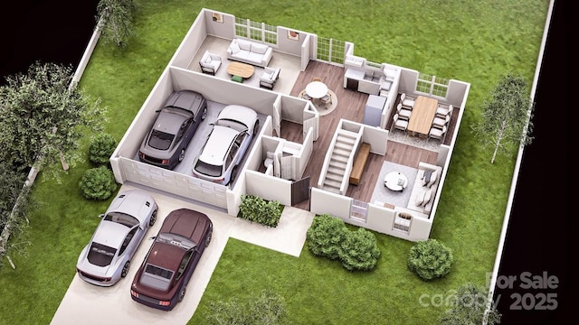 1111 Balcorn Pl, Charlotte, NC 28214 - view of property floor plan
