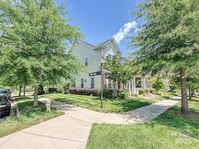 9405 Gladden Hill Ln, Pineville, NC 28134 - view of side of property featuring a lawn