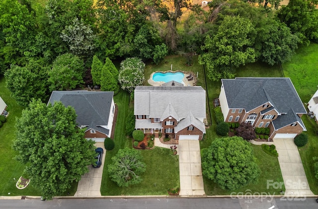 11917 Ulsten Ln, Huntersville, NC 28078 - aerial view of a pool